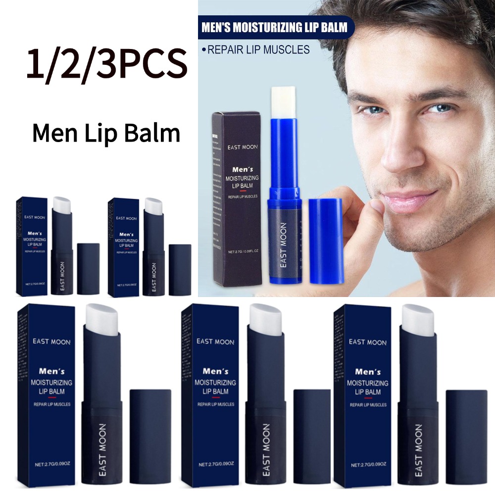 Lip Balm - 1/2/3PCS 남성용 립밤 모이스춰라이징 하이드레이션 안티