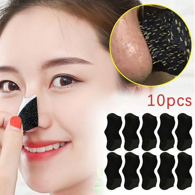 10Pcs 유니섹스 블랙헤드 리무버 마스크 필 코 스트 - Face Mask Skincare 리뷰 및 가격