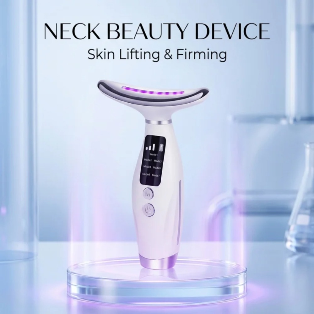 목 얼굴 리프팅 마사지기 7색 라이트 LED 광자 테라 - Skincare Glowing 리뷰 및 가격