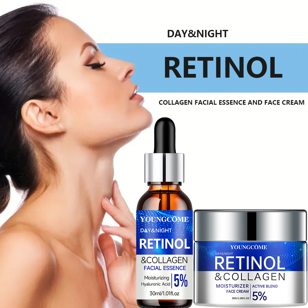 레티놀 크림 세럼 콤보 세트, 수분 잠금 회복, 젊은  - Retinol Cream 리뷰 및 가격