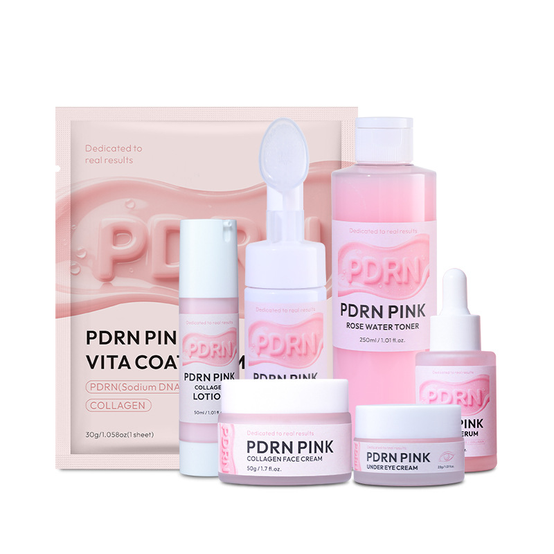 핑크 PDRN 연어 DNA 콜라겐 스킨케어 세트: 펩타 - Skincare Glowing 리뷰 및 가격