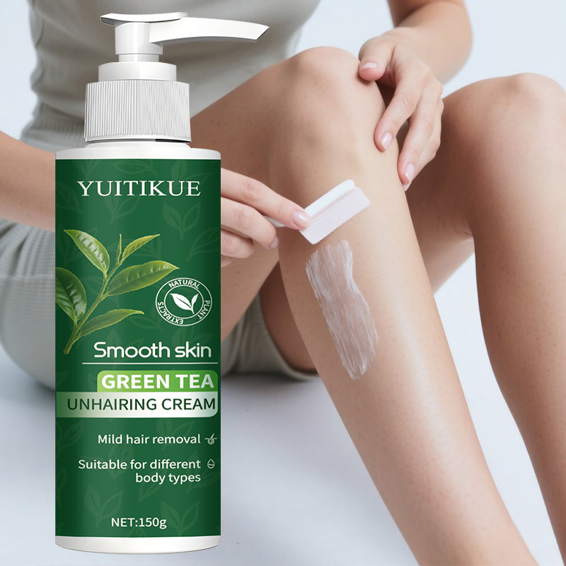 YUITIKUE 녹차 제모 크림 150g, 모든 체형에 - Body Lotion 리뷰 및 가격